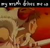 my wrath is dark and deep inside